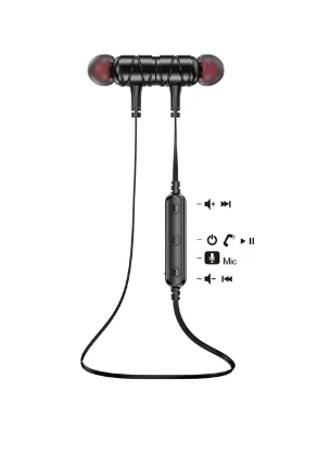 Fone de Ouvido Bluetooth Hrebos Esportivo HS-616