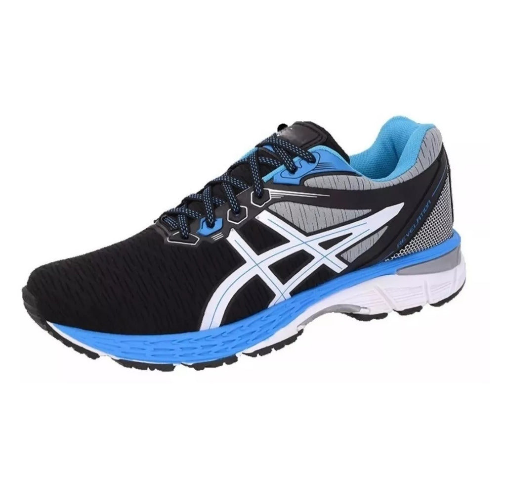 Tênis Asics Gel Revelation Preto Azul 40