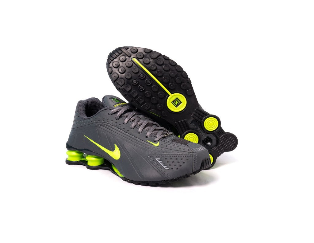 Tenis Nike Shox R4 Grafite Verde Tamanho:40