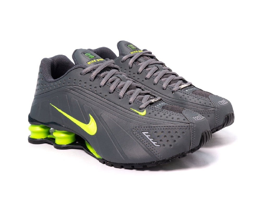 Tenis Nike Shox R4 Grafite Verde Tamanho:40