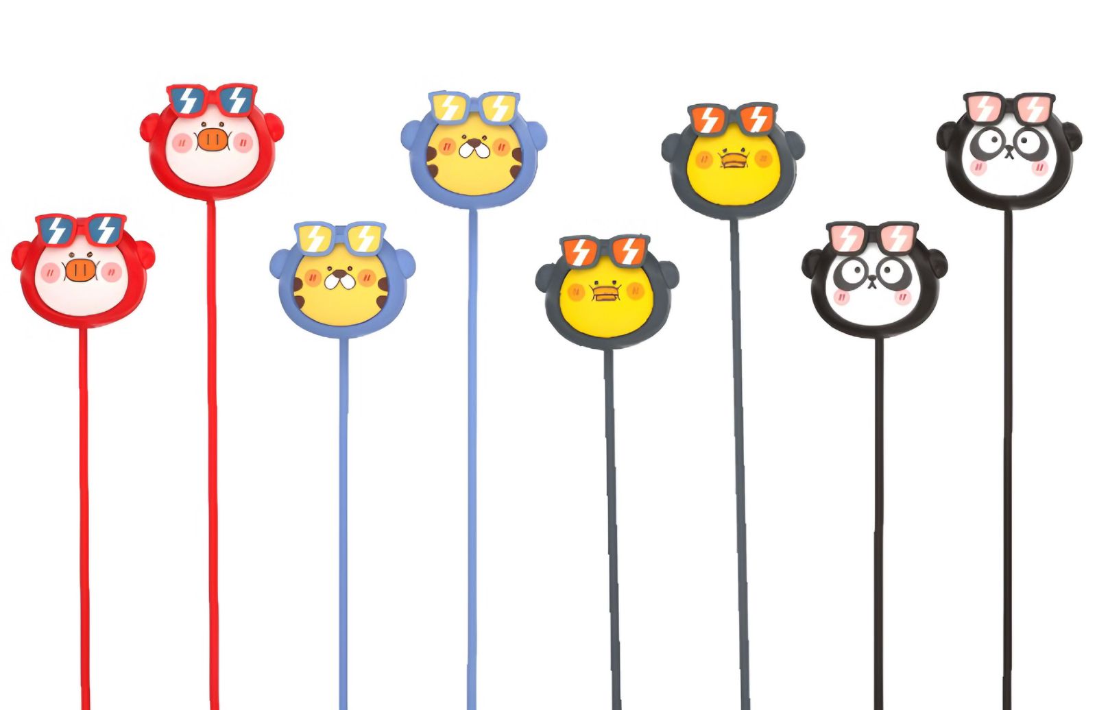 Fone De Ouvido Infantil Com Fio E Case Animais Fofos Xtrad LC-882