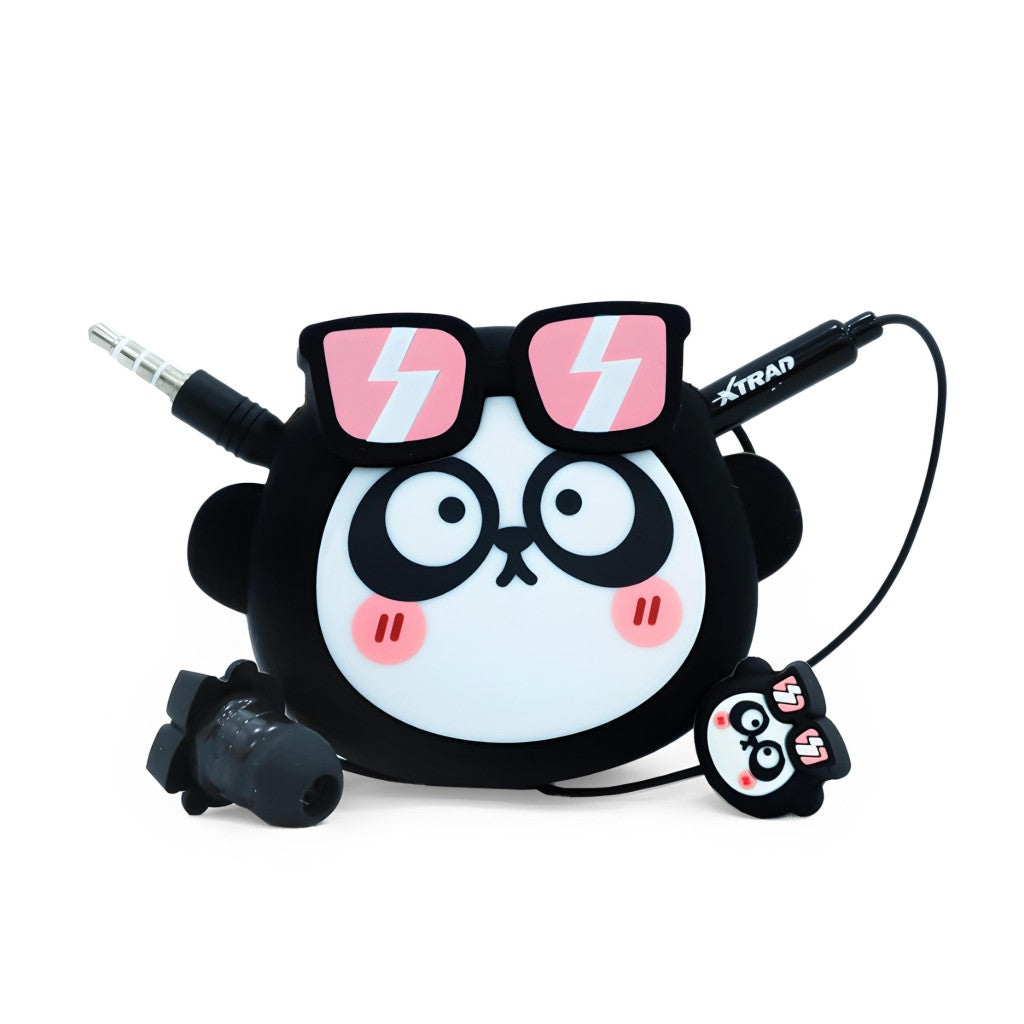 Fone De Ouvido Infantil Com Fio E Case Animais Fofos Xtrad LC-882