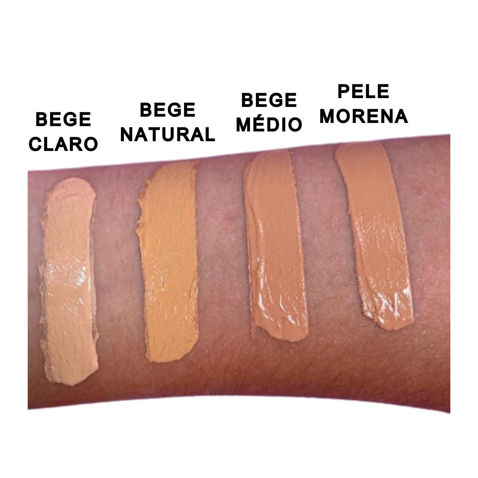 Base Líquida Matte Cobertura Média Fenzza Cores:Pele Morena