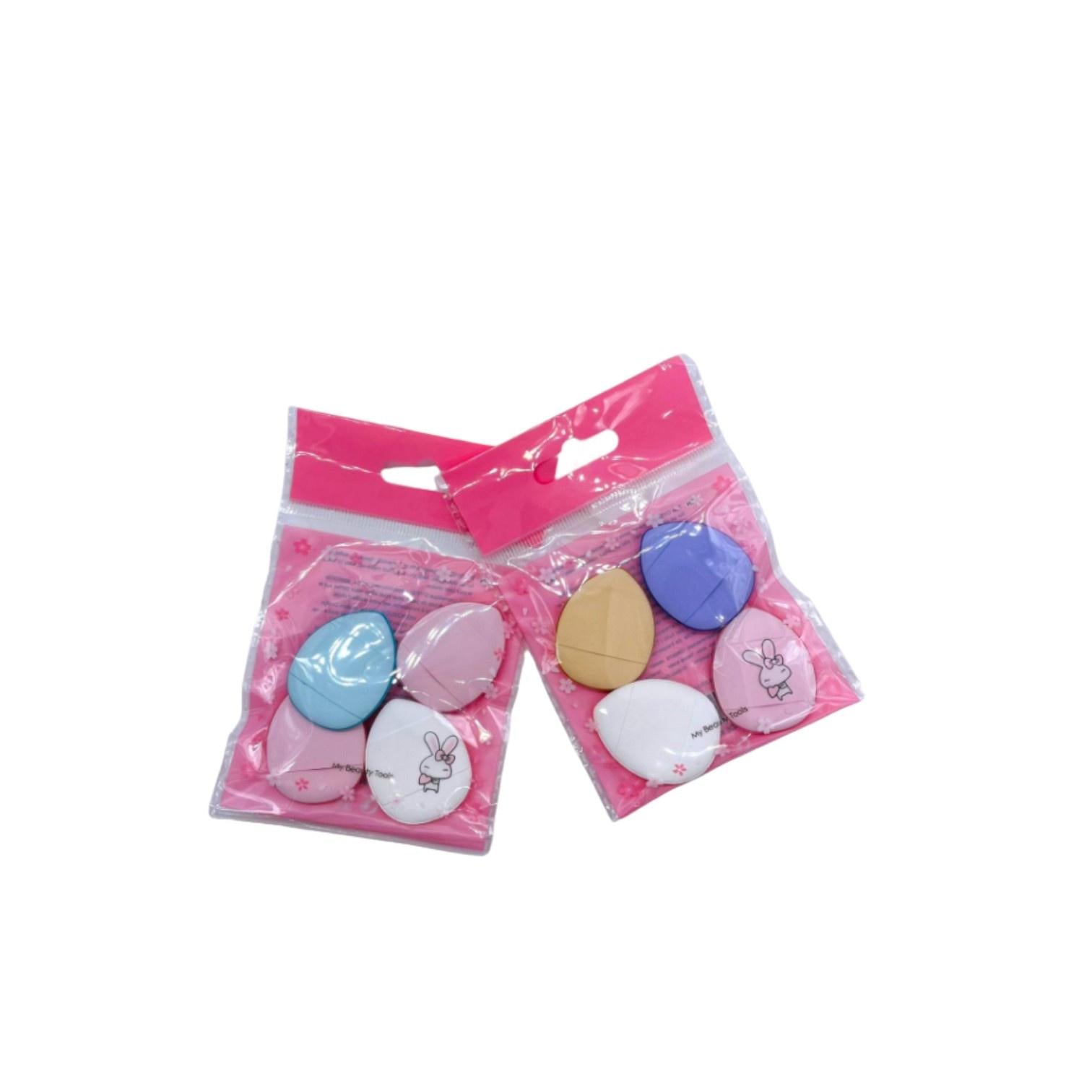 Kit 4 Mini Esponjas de Dedo