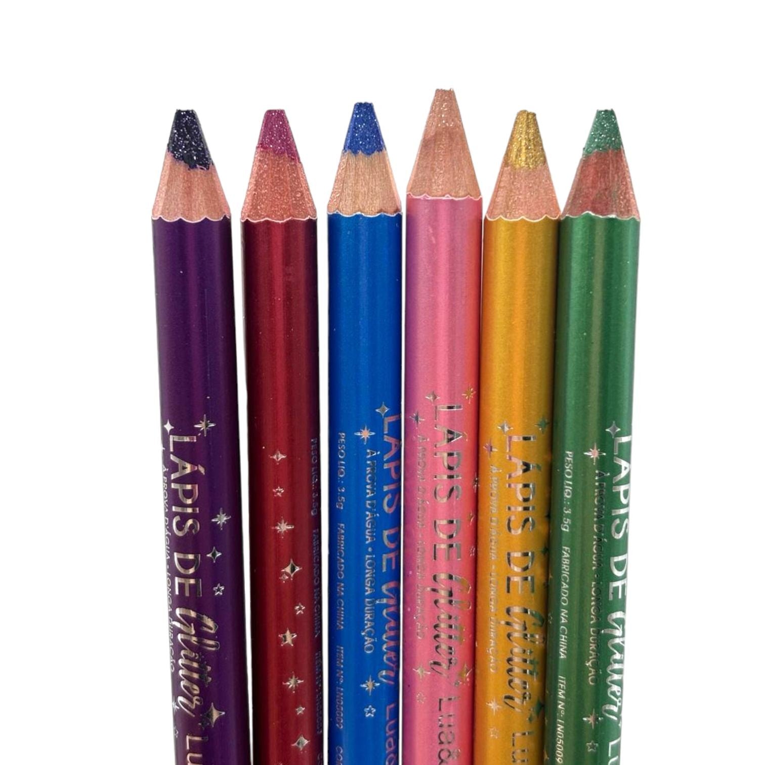 Lápis de olho com glitter A Prova D Agua Lua e Neve