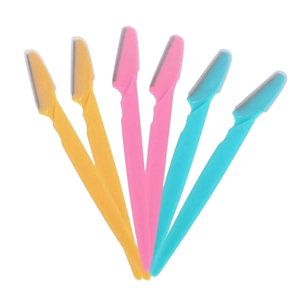 Kit Com 6 Navalhas Para Sobrancelha