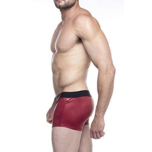 Cueca Boxer vermelha feita em cirré