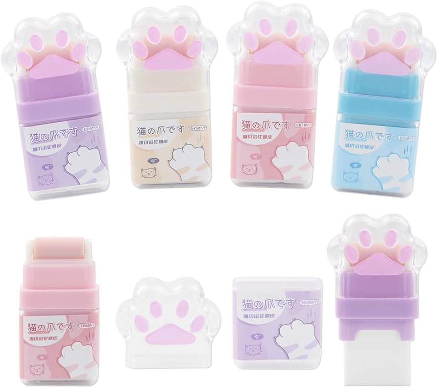 Borracha Escolar Patinho com Rolinho Limpa Sujeiras