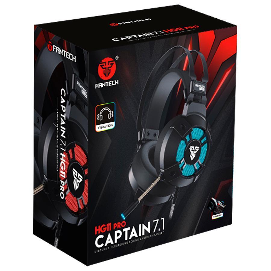 Headset Gamer Captain 7.1 USB Controle Remoto Fantech HG11