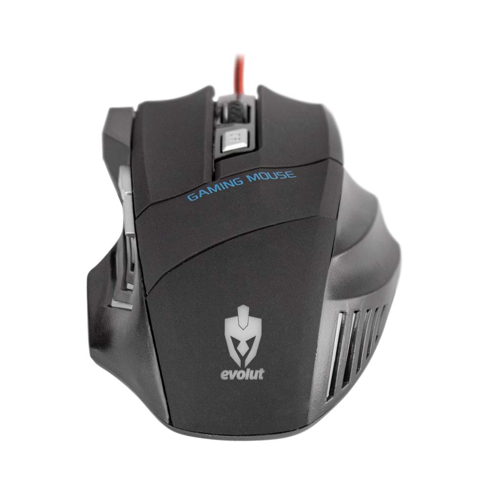 Mouse Gamer Evolut Predator Eg103Rb 2400 Dpi Usb Led 3 Cores