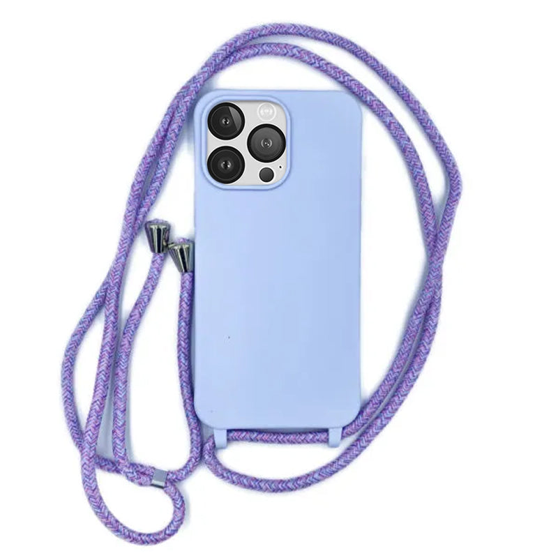 Capa com Alça para iPhone - Violeta Modelo do iPhone:14 Pro