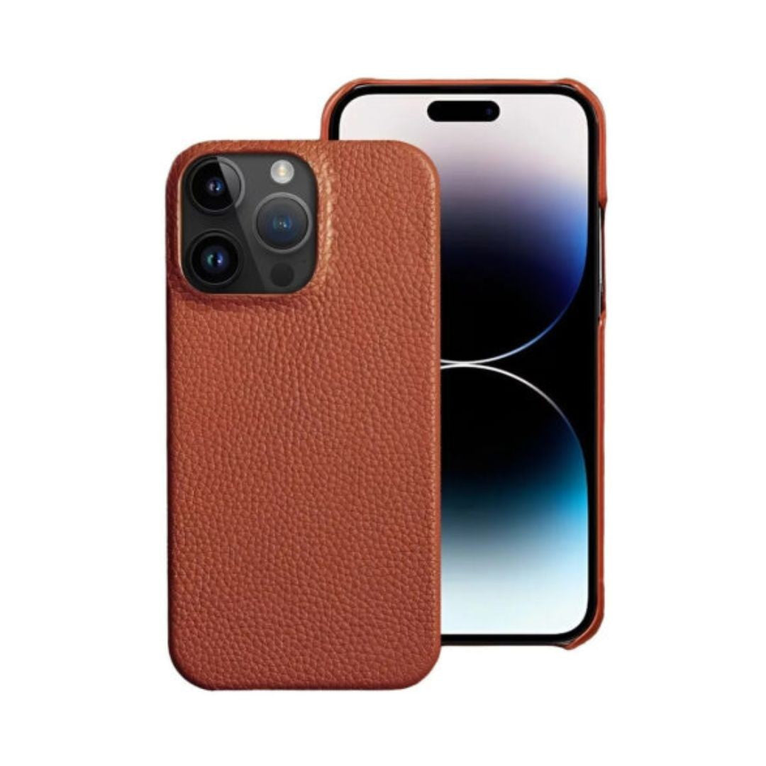 Capa Couro Premium para iPhone - Marrom Modelo do iPhone:11 Pro Max