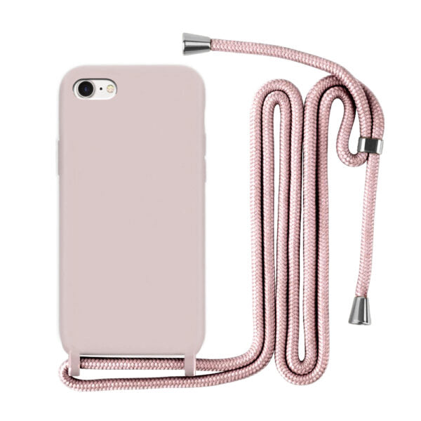 Capa Com Alça para iPhone - Rosa Modelo do iPhone:13 Pro