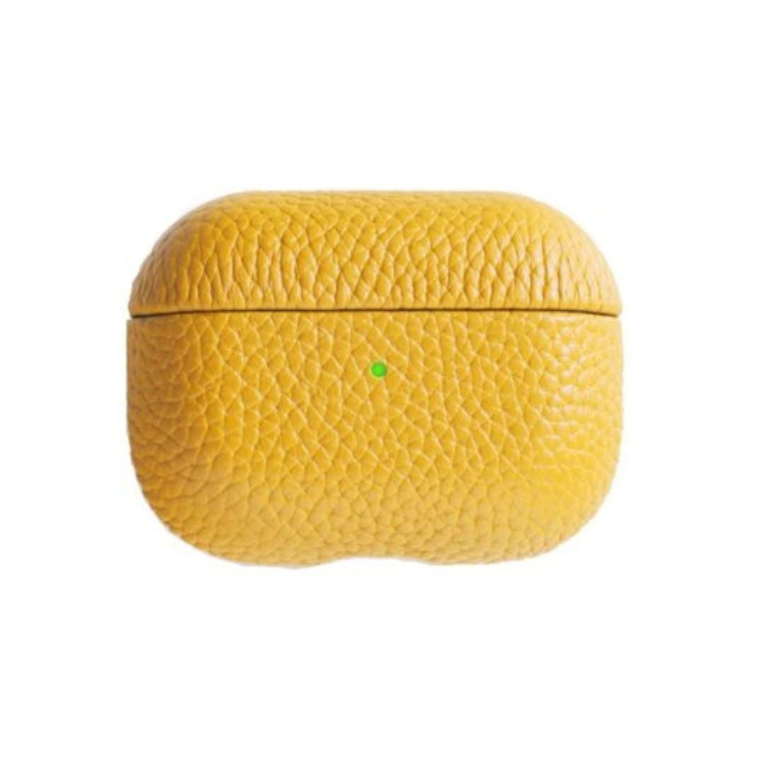 Capa Couro Premium para AirPods 3 Cor :Amarelo