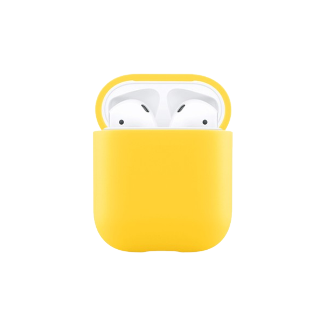 Capa Silicone para AirPods - 1 e 2 Cor :Amarelo