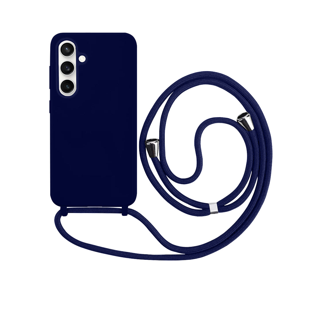 Capa com Alça Ajustável para Samsung A - Azul Modelo do Samsung:A15