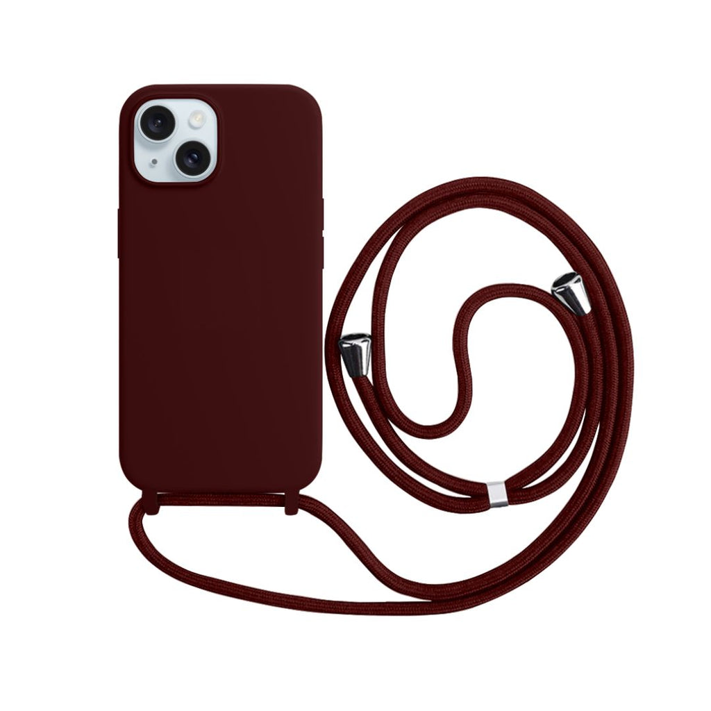 Capa com Alça para iPhone - Vermelho Dark Modelo do iPhone:17 Pro