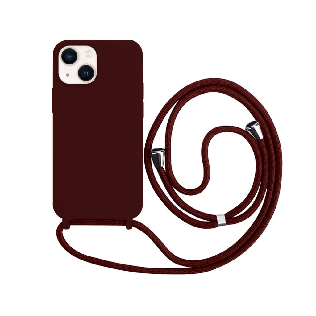 Capa com Alça para iPhone - Vermelho Dark Modelo do iPhone:17 Pro