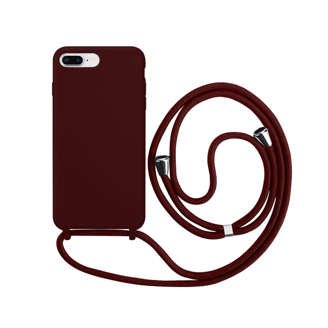 Capa com Alça para iPhone - Vermelho Dark Modelo do iPhone:17 Pro