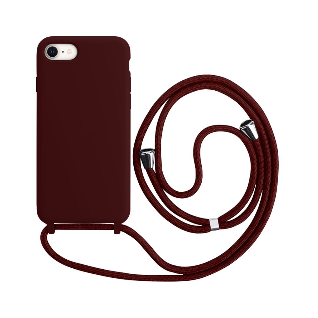 Capa com Alça para iPhone - Vermelho Dark Modelo do iPhone:17 Pro