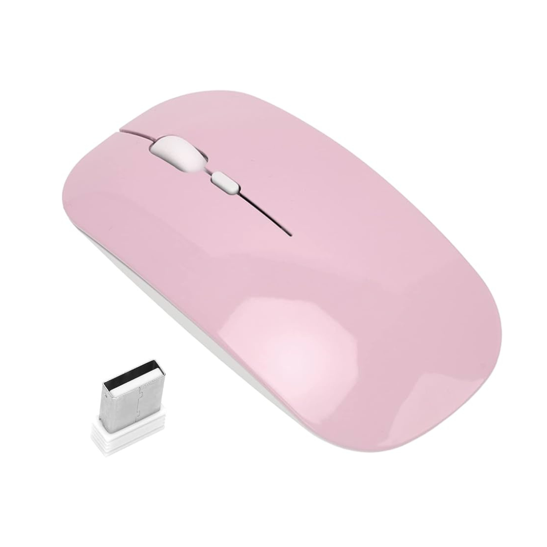 Mouse Slim Wireless Sem Fio Cor:Prata