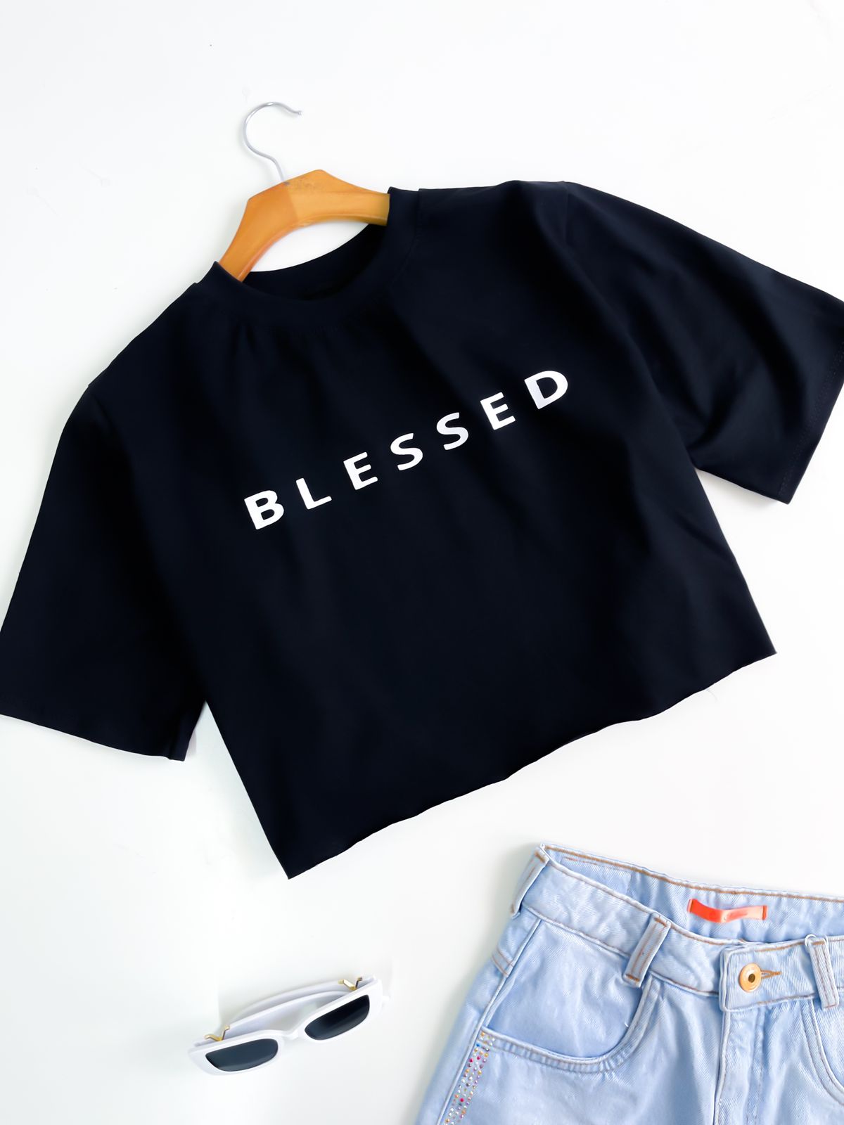 Cropped Feminina Estampado Ismênia Ref. 809