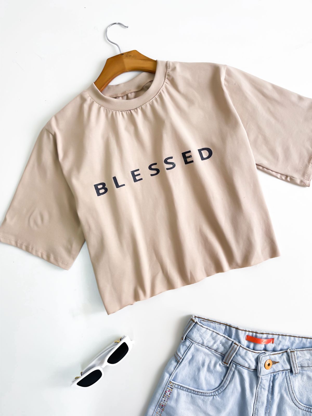 Cropped Feminina Estampado Ismênia Ref. 809