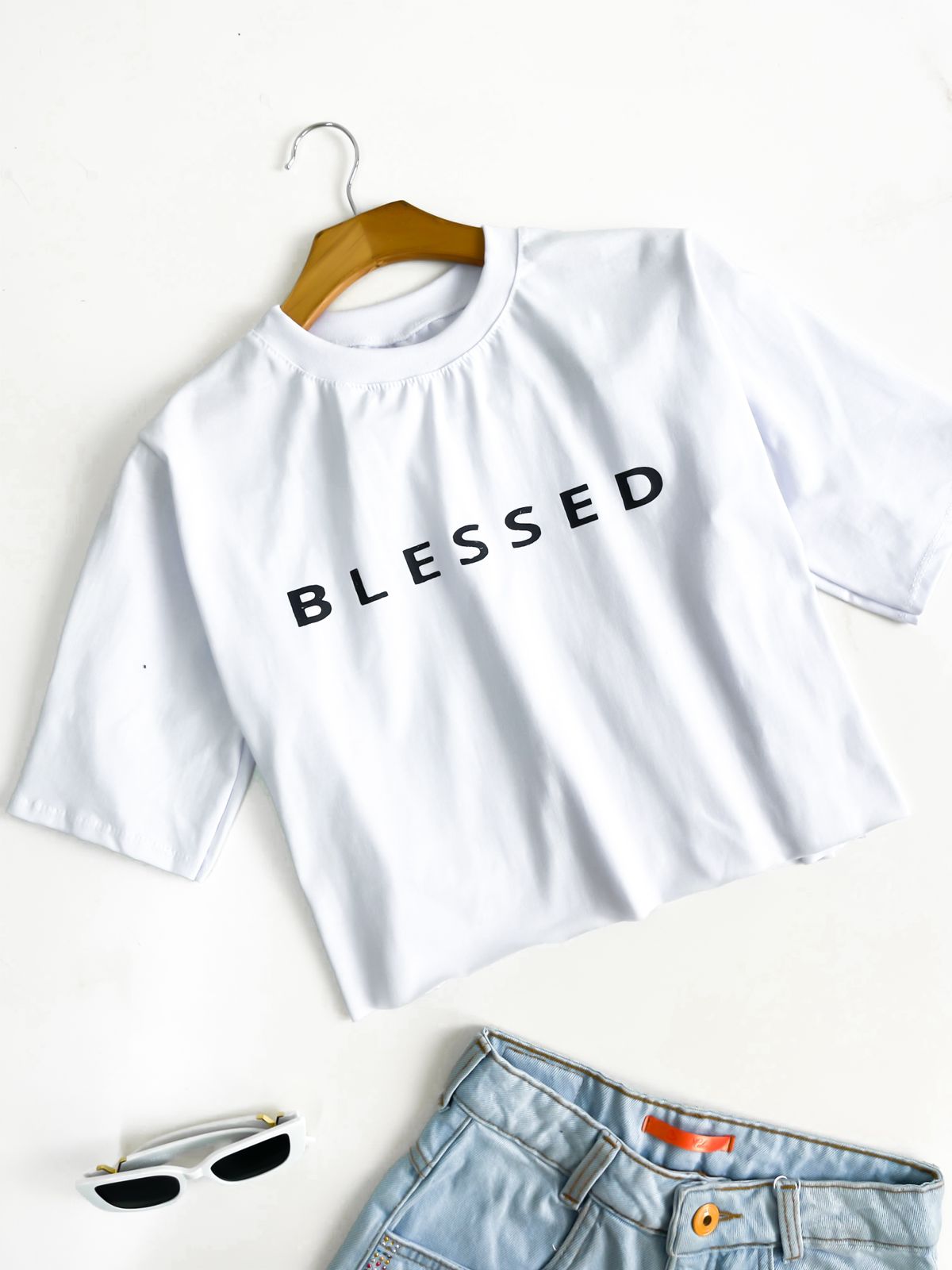 Cropped Feminina Estampado Ismênia Ref. 809