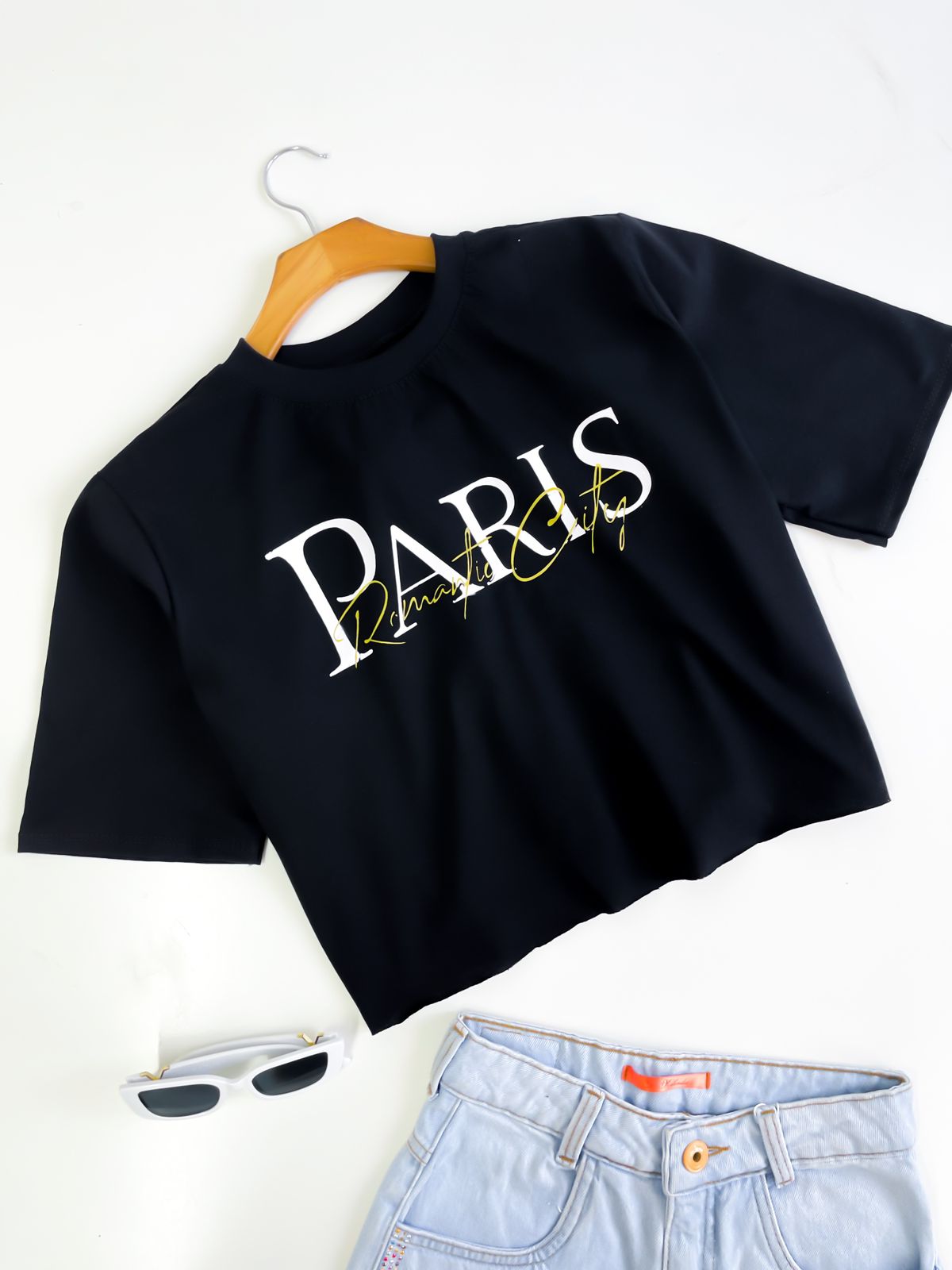 Cropped Feminina Estampado Ismênia Ref. 809