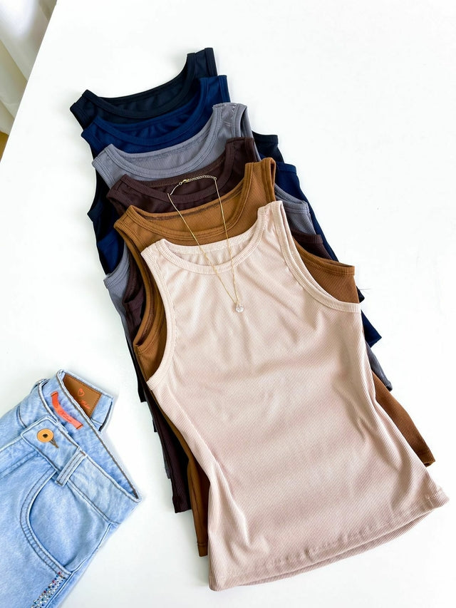 Blusa Feminina Regata em Ribana Isis Ref. 788