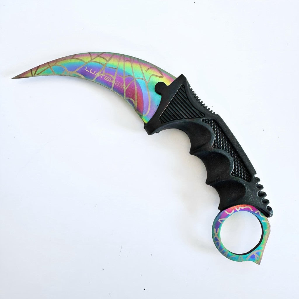 Faca Curvada Spider Full Tang Com Bainha Luatek SLK-D87