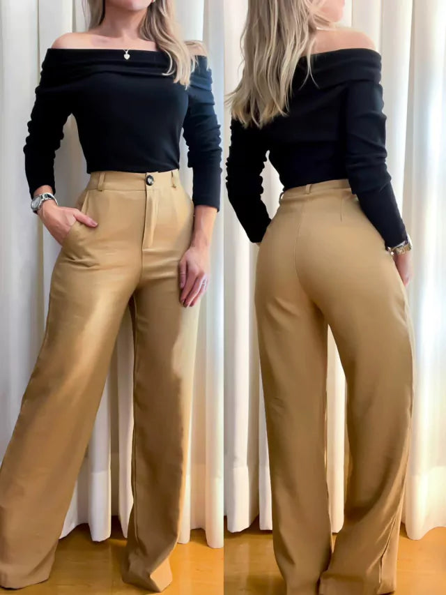 Calça em Alfaiataria Premium Wide Leg Ursula Ref. 1020