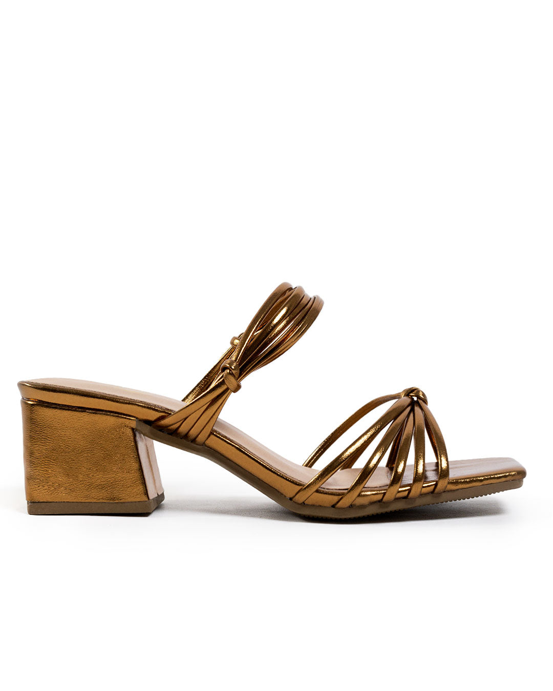 SANDÁLIA METALIZADO BRONZE