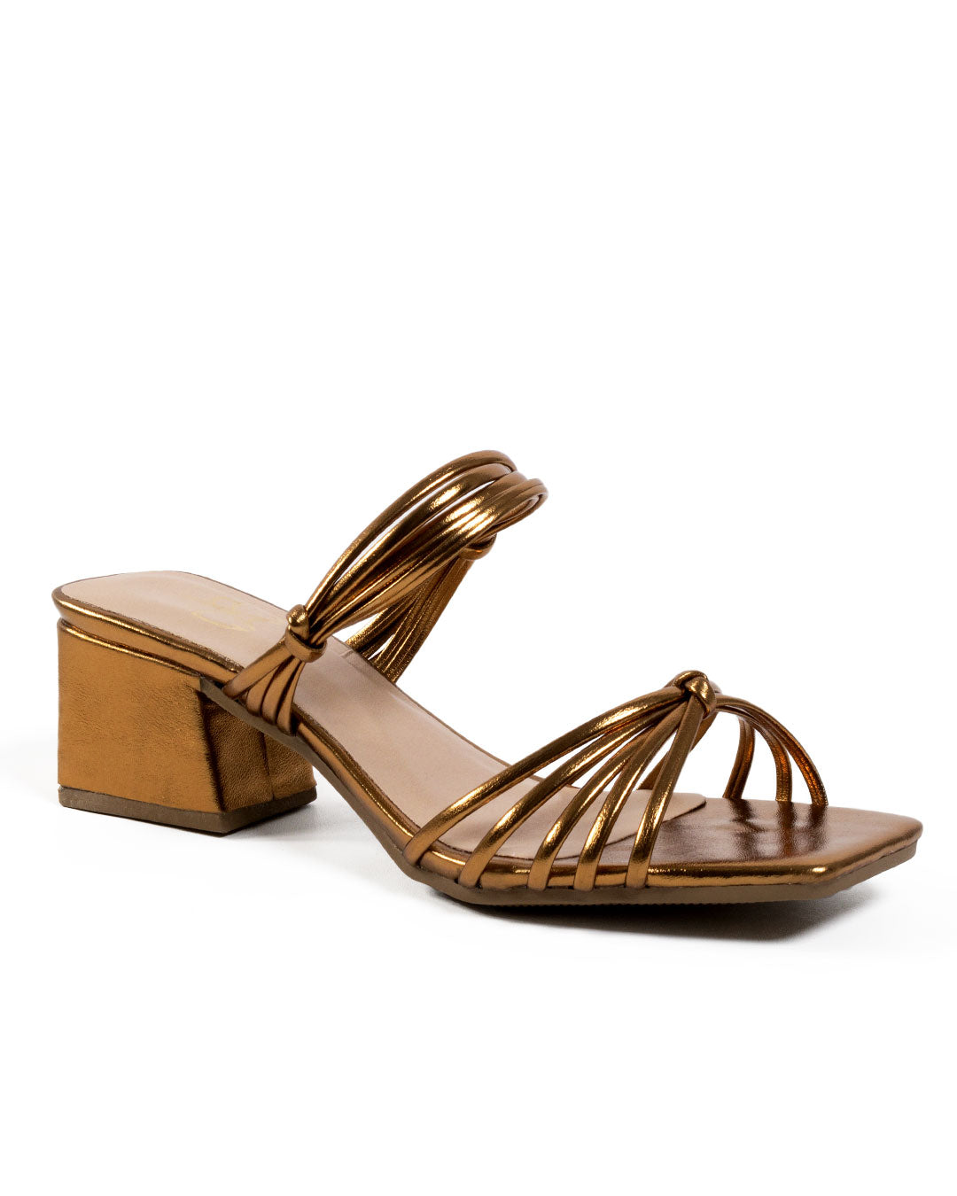 SANDÁLIA METALIZADO BRONZE