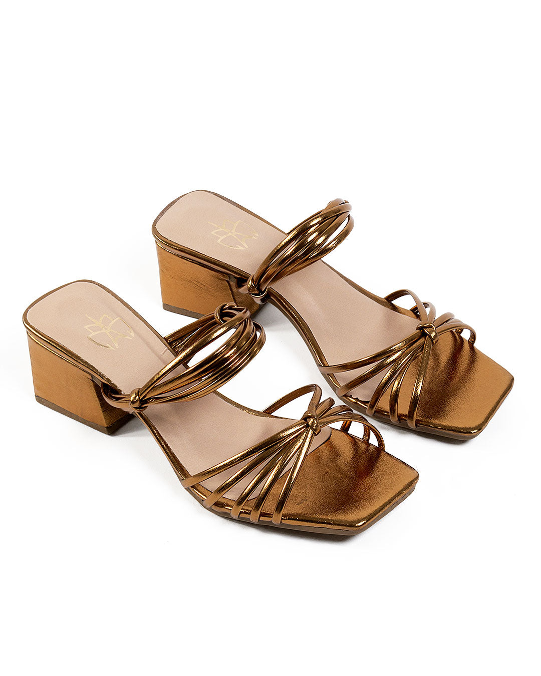 SANDÁLIA METALIZADO BRONZE