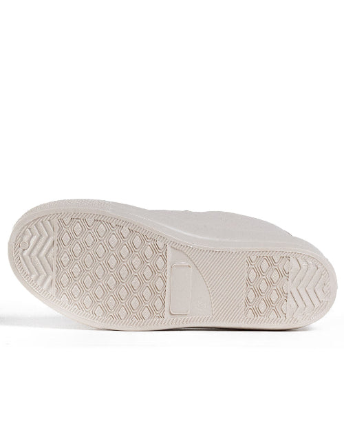 Tenis em napa off white / tartufo