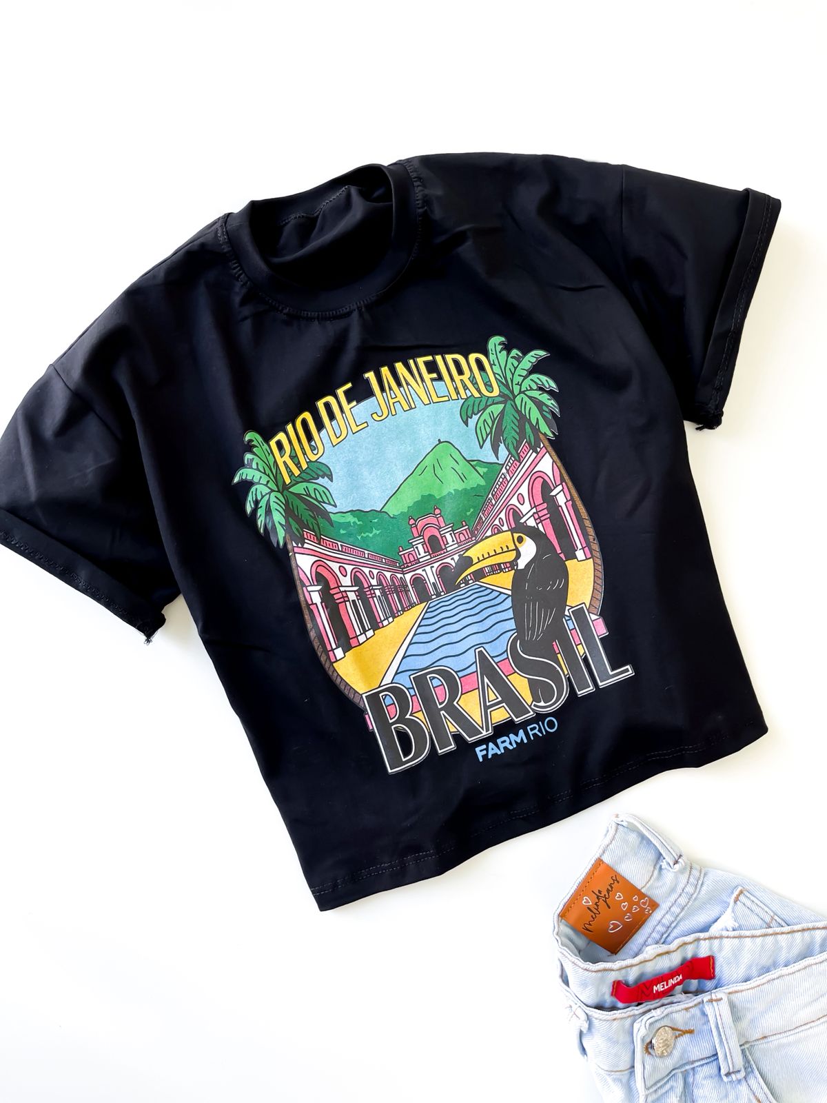 Cropped Estampas Tropical Ref. 809