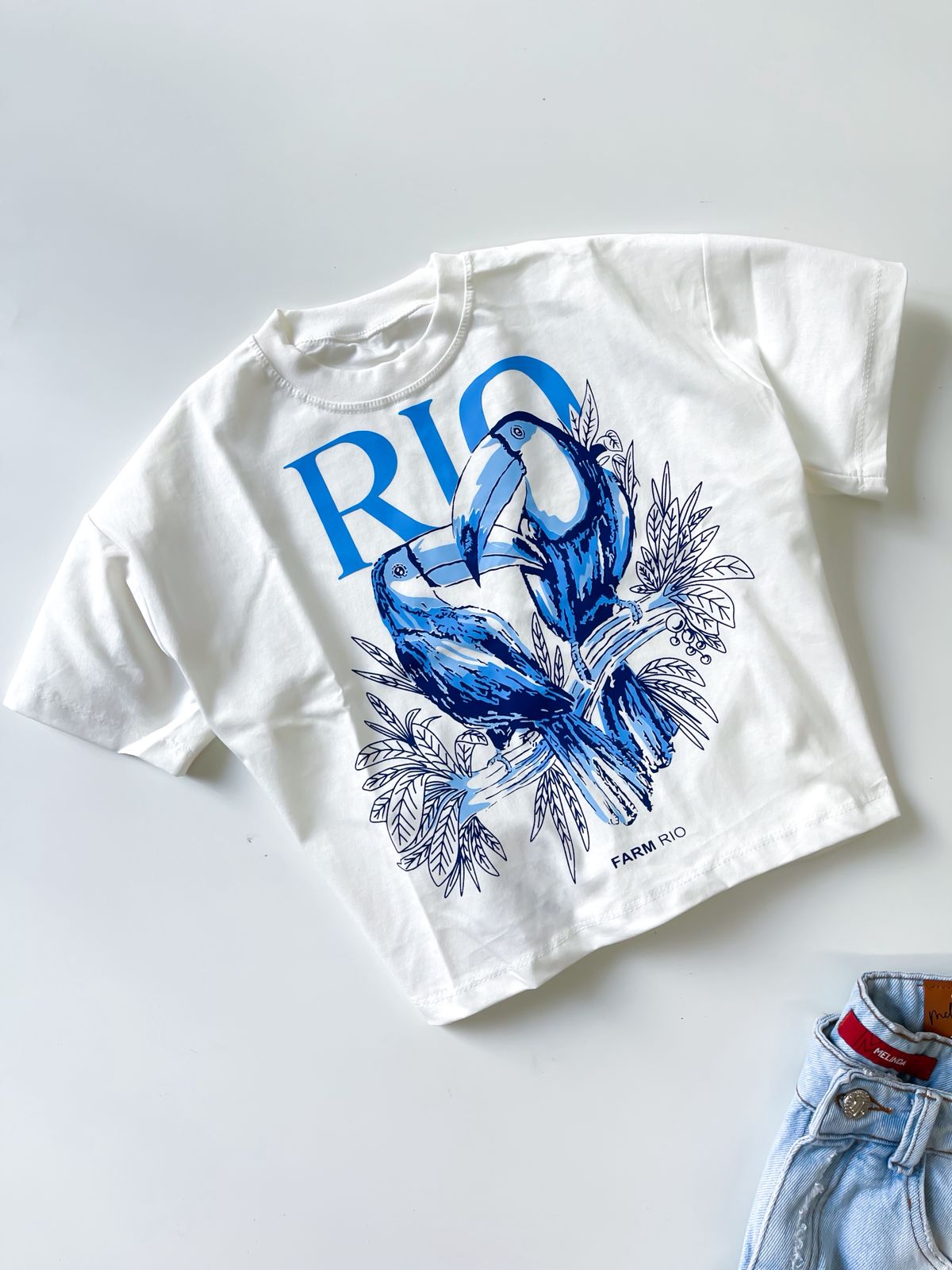 Cropped Estampas Tropical Ref. 809