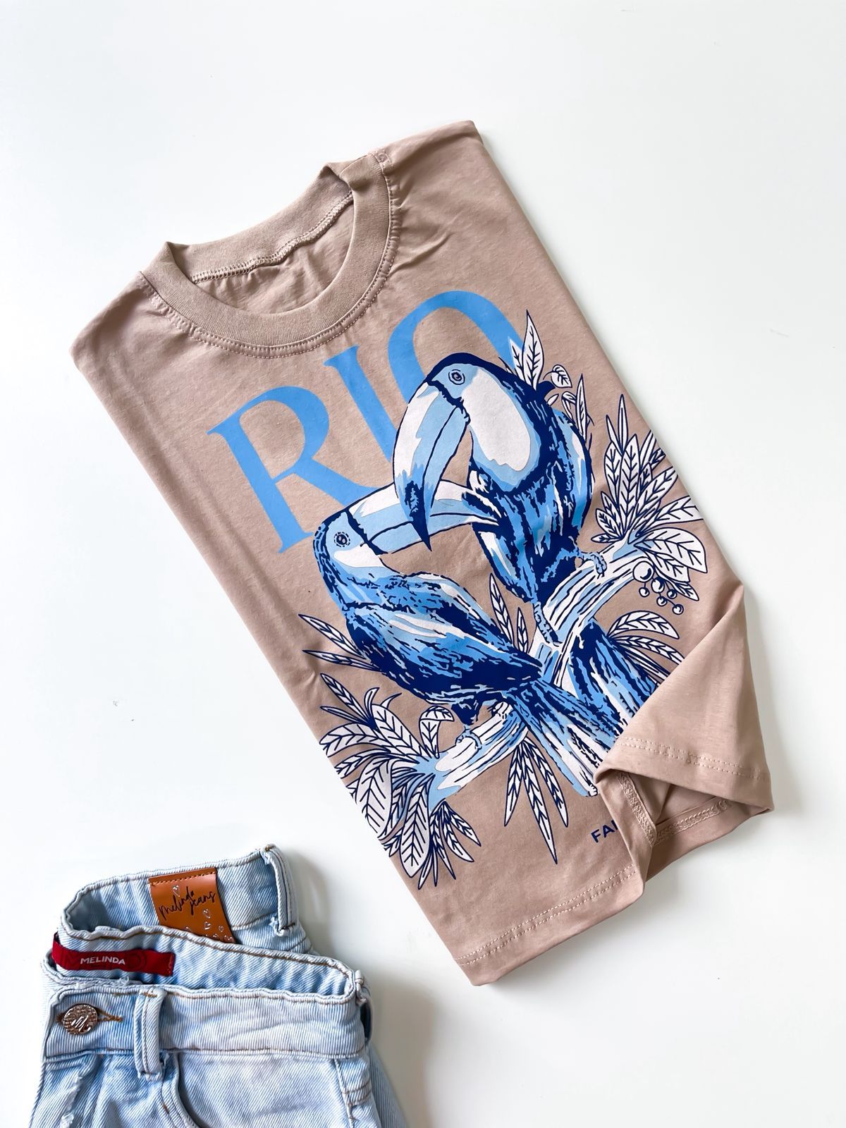 Cropped Estampas Tropical Ref. 809