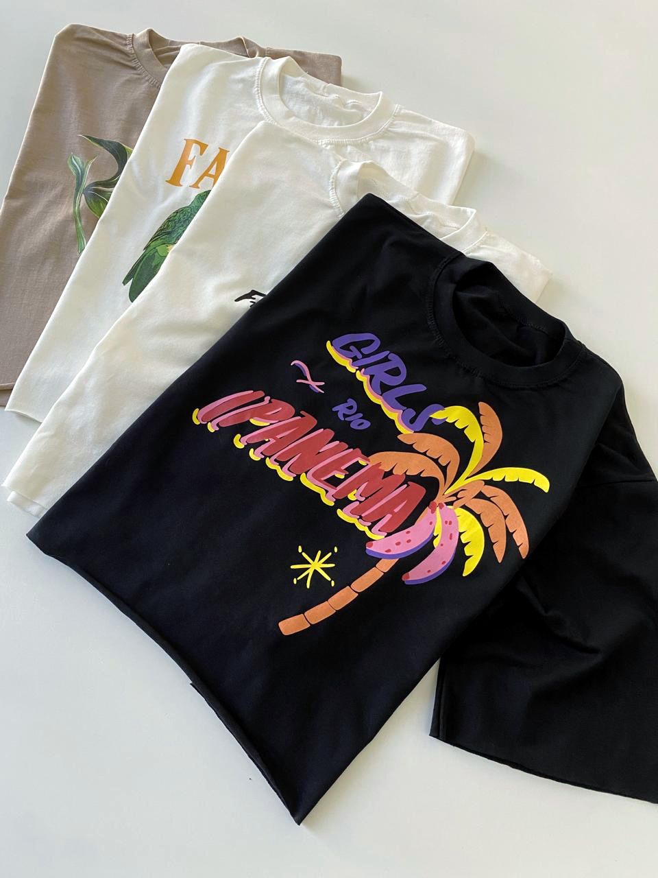 Cropped Oversized Estampada Rio Ref. 909