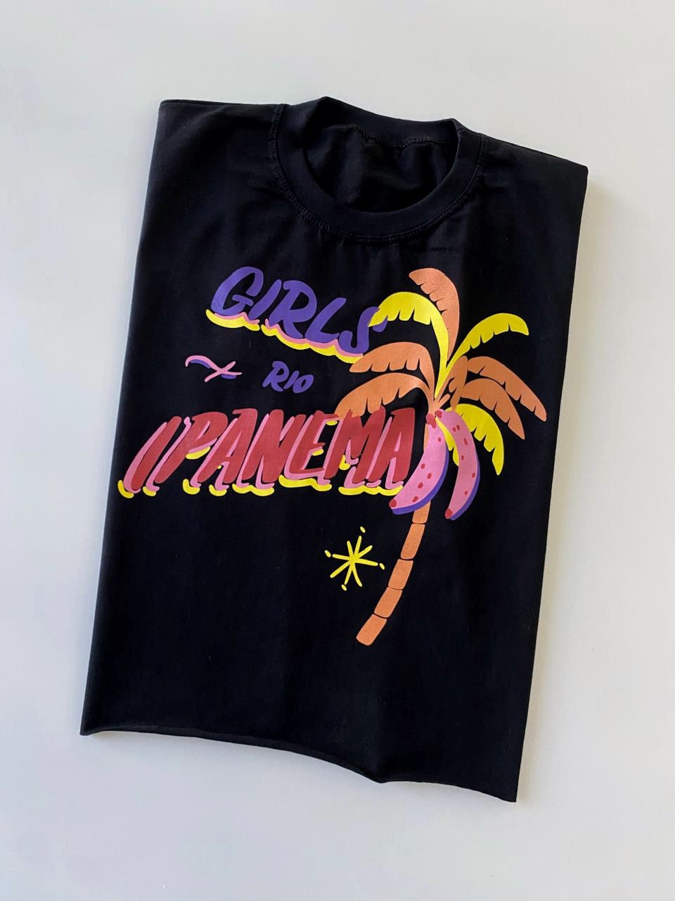 Cropped Oversized Estampada Rio Ref. 909