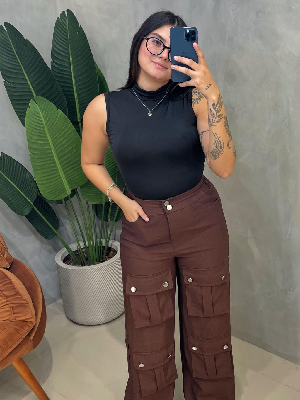 Body em Suplex Regata com Decote Costas e Gola Jessica Ref. 1746