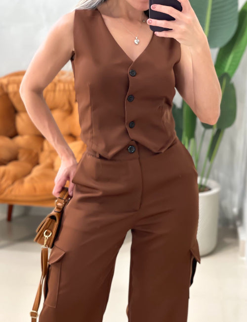 Colete em Alfaiataria Luara